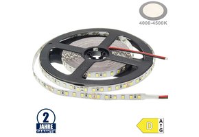 120SMD/m 9,6W/m 24V LED Streifen 2835  Neutralweiß 5m