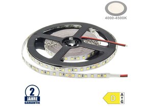 120SMD/m 9,6W/m 24V LED Streifen 2835  Neutralweiß 5m