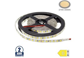 120SMD/m 9,6W/m 24V LED Streifen 3528 Warmweiß 5m