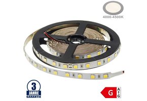 60SMD/m 16W/m 24V Professional LED Streifen 5054 Neutralweiß 5m