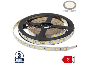 60SMD/m 16W/m 24V Professional LED Streifen 5054 Neutralweiß 5m