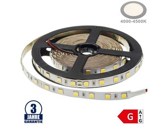 60SMD/m 16W/m 24V Professional LED Streifen 5054 Neutralweiß 5m