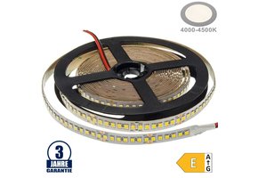 196SMD/m 20W/m 24V Professional LED Streifen 2835 Neutralweiß 5m