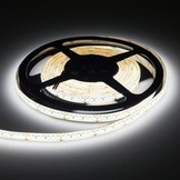 196SMD/m 20W/m 24V Professional LED Streifen 2835 Kaltweiß 5m Spritzwassergeschützt