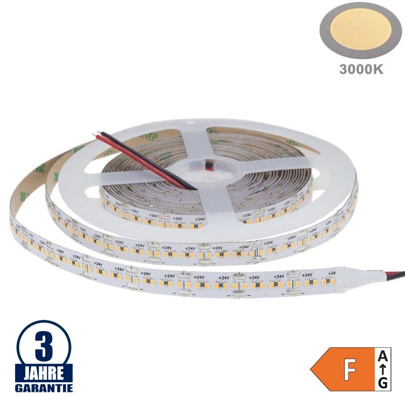 300SMD/m 24W/m 24V Professional Led Streifen 2216 Warmweiß 5m