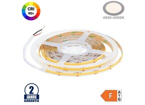 320SMD/m 10W/m 24V COB LED Streifen CRI90+ Neutralweiß 5m