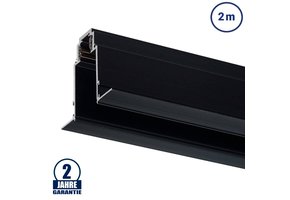 48V Stromschiene R35 Einbau Magnetic Line Schwarz 2m