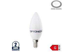 5,5W LED E14 Kerze Kunststoff Kaltweiß