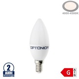 5,5W LED E14 Kerze Kunststoff Neutralweiß