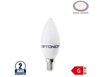 5,5W LED E14 Kerze Kunststoff Neutralweiß