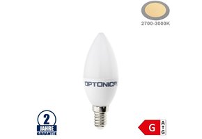 5,5W LED E14 Kerze Kunststoff Warmweiß