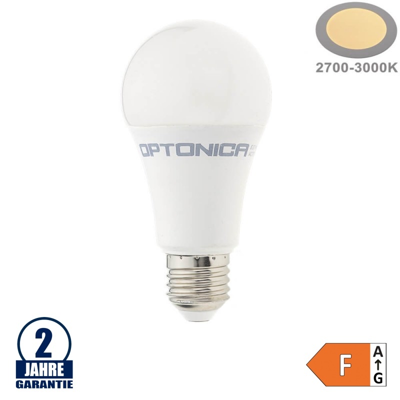 14W LED E27 A60 Birne Kunststoff Warmweiß