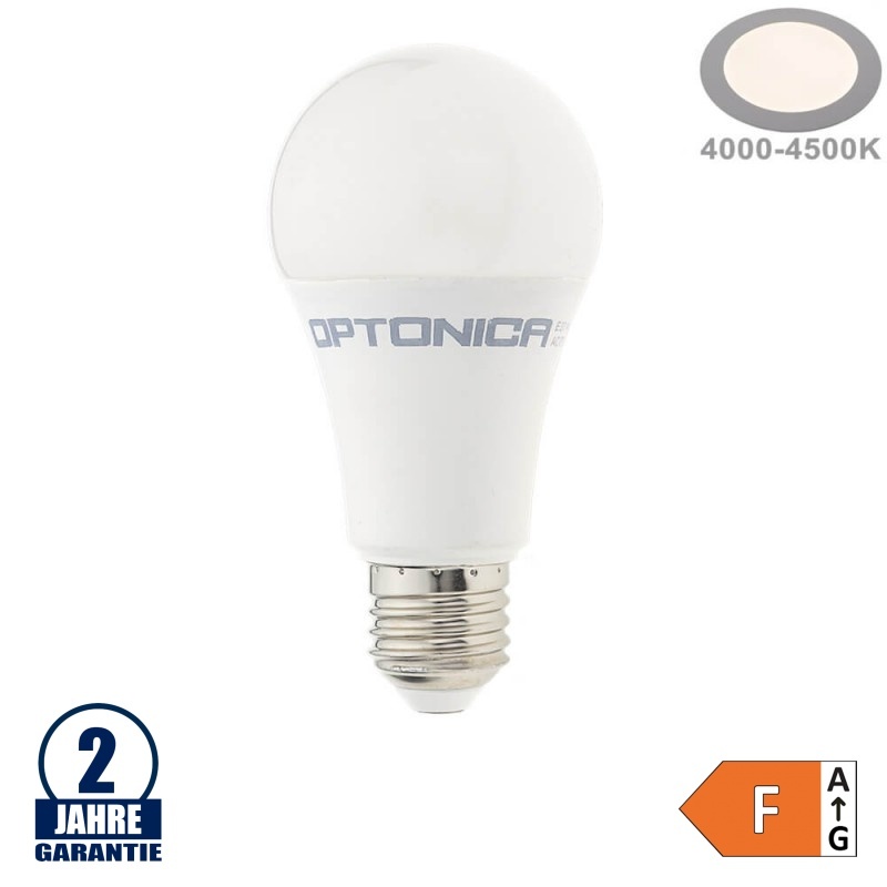 14W LED E27 A60 Birne Kunststoff Neutralweiß