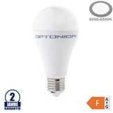 17W LED E27 A65 Birne Kunststoff Kaltweiß