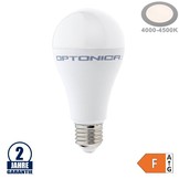 17W LED E27 A65 Birne Kunststoff Neutralweiß