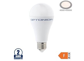 17W LED E27 A65 Birne Kunststoff Neutralweiß