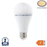 17W LED E27 A65 Birne Kunststoff Warmweiß