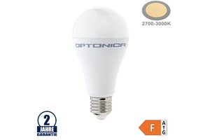 17W LED E27 A65 Birne Kunststoff Warmweiß