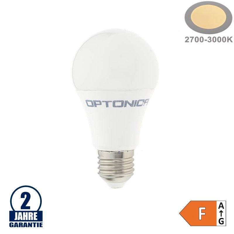 10,5W LED E27 A60 Birne Kunststoff Warmweiß