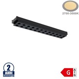 10W LED Strahler 24-flammig für 48V Mini Magnetic Line Warmweiß