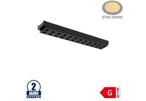 10W LED Strahler 24-flammig für 48V Mini Magnetic Line Warmweiß