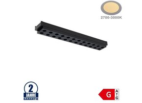 10W LED Strahler 24-flammig für 48V Mini Magnetic Line Warmweiß