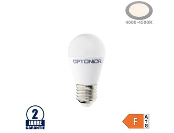 8W LED E27 G45 Birne Kunststoff Neutralweiß