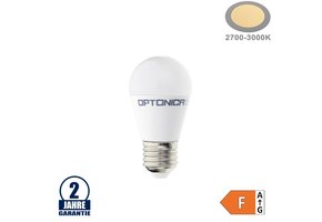 8W LED E27 G45 Birne Kunststoff Warmweiß