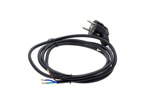 Schuko-Zuleitung schwarz 2m
