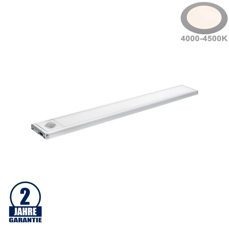 1,5W LED Schranklicht mit Bewegungsmelder Neutralweiß 3,7V 1100mA