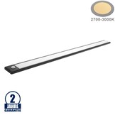 3,5W LED Schranklicht mit Bewegungsmelder Schwarz Warmweiß