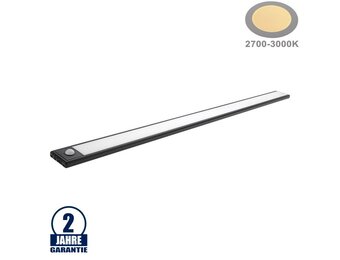 3,5W LED Schranklicht mit Bewegungsmelder Schwarz Warmweiß