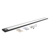 3,5W LED Schranklicht mit Bewegungsmelder Schwarz Warmweiß