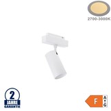 12W Schienenspot für 48V Stromschiene R35 Magnetic Line Weiß Warmweiß