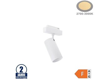 20W Schienenspot für 48V Stromschiene R35 Magnetic Line Weiß Warmweiß