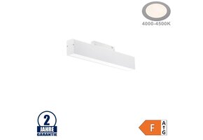 12W LED Leuchte 30cm für 48V Stromschiene R35 Magnetic Line Weiß Neutralweiß