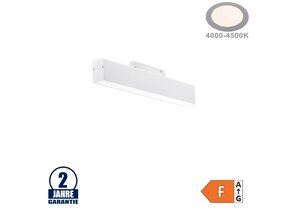12W LED Leuchte 30cm für 48V Stromschiene R35 Magnetic Line Weiß Neutralweiß