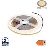 320SMD/m 10W/m 24V Mini COB LED Streifen Warmweiß 5m