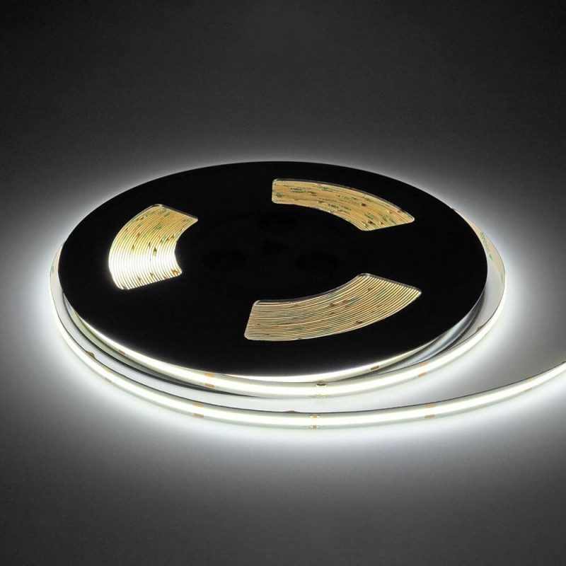 504SMD/m 6W/m 48V COB LED Streifen Kaltweiß 25m