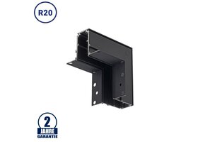 Eckstück R20 vertikal Einbau für 48V Stromschiene Magnetic Line