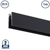 48V Stromschiene R15 Aufbau Magnetic Line Schwarz 1m