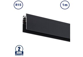 48V Stromschiene R15 Aufbau Magnetic Line Schwarz 1m