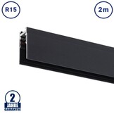 48V Stromschiene R15 Aufbau Magnetic Line Schwarz 2m