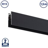48V Stromschiene R15 Aufbau Magnetic Line Schwarz 1,5m