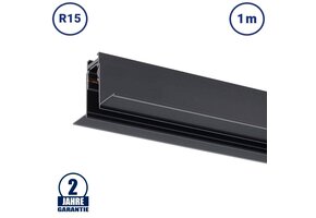 48V Stromschiene R15 Einbau Magnetic Line Schwarz 1m
