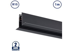 48V Stromschiene R15 Einbau Magnetic Line Schwarz 1m