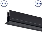 48V Stromschiene R15 Einbau Magnetic Line Schwarz 1,5m