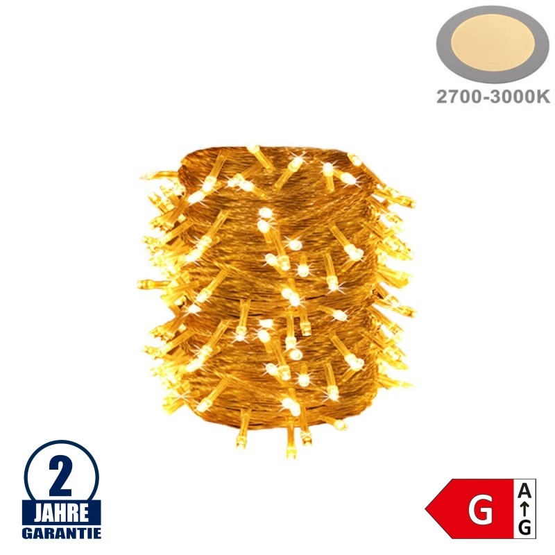 Lichterkette 10m Warmweiß