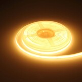 320SMD/m 10W/m 24V COB LED Streifen spritzwassergeschützt Warmweiß 5m