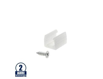 Montagehalterung LED COB Streifen spritzwassergeschützt